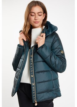 Pikowana kurtka z futerkiem ze sklepu MONNARI w kategorii Kurtki damskie - zdjęcie 125600364