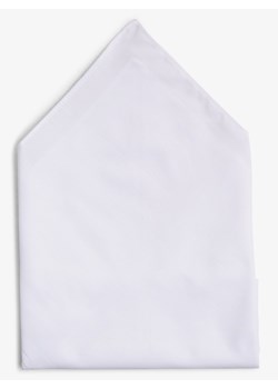 BOSS Poszetka męska Mężczyźni Bawełna biały jednolity ze sklepu vangraaf w kategorii Poszetki i butonierki - zdjęcie 125703713