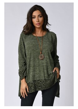 Plus Size Company sweter damski z okrągłym dekoltem 