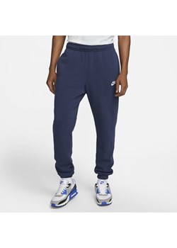 Spodnie męskie Nike Sportswear Club Fleece - Niebieski ze sklepu Nike poland w kategorii Spodnie męskie - zdjęcie 126287152