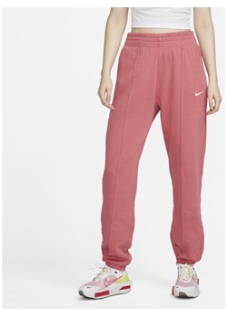 Damskie spodnie z dzianiny Nike Sportswear Essential Collection - Różowy ze sklepu Nike poland w kategorii Spodnie damskie - zdjęcie 126287213