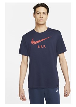 T-shirt męski Nike z krótkimi rękawami młodzieżowy z bawełny 