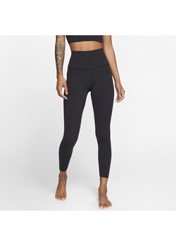 Damskie legginsy 7/8 z wysokim stanem Nike Yoga Dri-FIT Luxe Infinalon - Czerń ze sklepu Nike poland w kategorii Spodnie damskie - zdjęcie 126287872