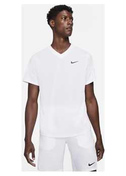 Męska koszulka do tenisa NikeCourt Dri-FIT Victory - Biel ze sklepu Nike poland w kategorii T-shirty męskie - zdjęcie 126289130
