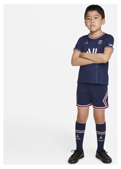 Strój piłkarski dla małych dzieci Paris Saint-Germain 2021/22 (wersja domowa) - Niebieski ze sklepu Nike poland w kategorii Komplety chłopięce - zdjęcie 126289412
