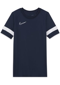 T-shirt chłopięce granatowy Nike z krótkim rękawem 