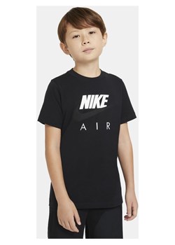 Czarny t-shirt chłopięce Nike 