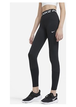 Legginsy dla dużych dzieci (dziewcząt) Nike Pro - Czerń ze sklepu Nike poland w kategorii Spodnie dziewczęce - zdjęcie 126290762