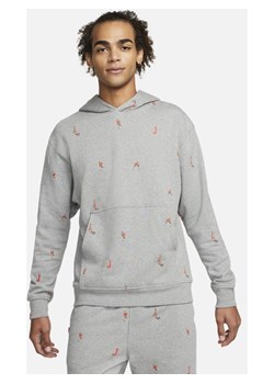 Męska dzianinowa bluza z kapturem Jordan Essentials - Szary ze sklepu Nike poland w kategorii Bluzy męskie - zdjęcie 126292631