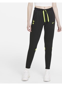 Damskie spodnie piłkarskie z dzianiny Tottenham Hotspur Nike Dri-FIT - Czerń ze sklepu Nike poland w kategorii Spodnie damskie - zdjęcie 126292994