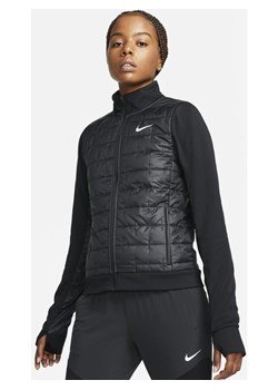Damska kurtka do biegania z syntetycznym wypełnieniem Nike Therma-FIT - Czerń ze sklepu Nike poland w kategorii Kurtki damskie - zdjęcie 126293400