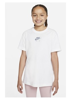 Bluzka dziewczęca Nike bawełniana z krótkim rękawem 