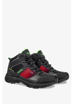 Czarne buty trekkingowe sznurowane softshell Badoxx MXC8290-W-R ze sklepu Casu.pl w kategorii Buty trekkingowe męskie - zdjęcie 126423120