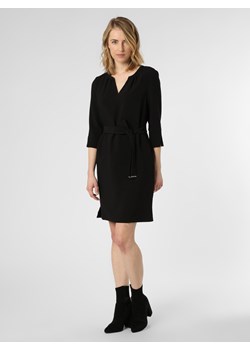 s.Oliver BLACK LABEL Sukienka damska Kobiety Sztuczne włókno czarny jednolity ze sklepu vangraaf w kategorii Sukienki - zdjęcie 126467982