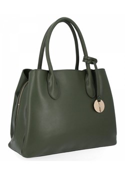 Eleganckie Torebki Damskie Kuferki firmy Herisson Zielona (kolory) ze sklepu PaniTorbalska w kategorii Torby Shopper bag - zdjęcie 126547703