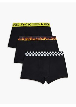 Cropp - 3 pack bokserek - czarny ze sklepu Cropp w kategorii Majtki męskie - zdjęcie 126548070