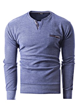 Sweter/Bluza męska 6531- indigo ze sklepu Risardi w kategorii Swetry męskie - zdjęcie 126857124