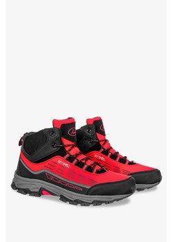 Czerwone buty trekkingowe sznurowane softshell Casu A2005-4 ze sklepu Casu.pl w kategorii Buty trekkingowe męskie - zdjęcie 126926010