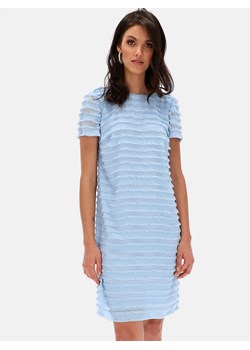 Błękitna sukienka z frędzlami L'AF REBECA ze sklepu Eye For Fashion w kategorii Sukienki - zdjęcie 126974483