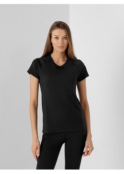 Koszulka treningowa damska - czarna ze sklepu OUTHORN w kategorii Bluzki damskie - zdjęcie 126989991