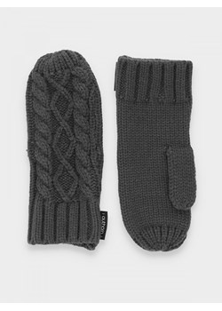 Rękawiczki jednopalczaste uniseks - szare ze sklepu OUTHORN w kategorii Rękawiczki damskie - zdjęcie 126990772