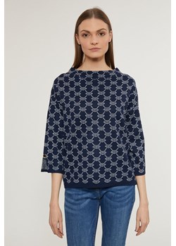 Wzorzysty sweter damski ze sklepu MONNARI w kategorii Swetry damskie - zdjęcie 127045614