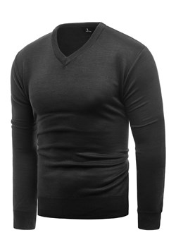 bluza /sweter męski 2200a - czarny ze sklepu Risardi w kategorii Swetry męskie - zdjęcie 127216960