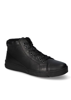 Trzewiki męskie Krisbut 6664-1-7 Czarne Lico ze sklepu Arturo-obuwie w kategorii Buty zimowe męskie - zdjęcie 127271984