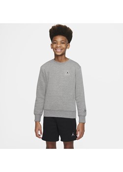 Bluza dresowa dla dużych dzieci (chłopców) Jordan - Szary ze sklepu Nike poland w kategorii Bluzy chłopięce - zdjęcie 127290460