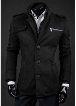 Płaszcz męski zimowy czarny Denley 8856A ze sklepu Denley w kategorii Płaszcze męskie - zdjęcie 127297214