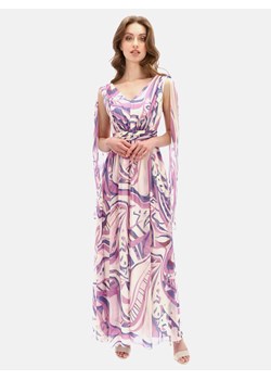 Długa suknia z szarfami na ramionach L'AF LILIA ze sklepu Eye For Fashion w kategorii Sukienki - zdjęcie 127334851