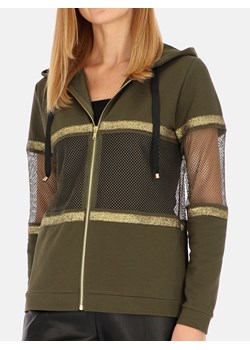 Sportowa bluza z siateczkowymi wstawkami L'AF Forest ze sklepu Eye For Fashion w kategorii Bluzy damskie - zdjęcie 127335003