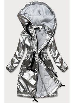 Przejściowa kurtka damska srebrna (741art) ze sklepu goodlookin.pl w kategorii Kurtki damskie - zdjęcie 127582003