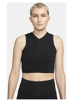 Damska koszulka o skróconym kroju bez rękawów Nike Pro Dri-FIT - Czerń ze sklepu Nike poland w kategorii Bluzki damskie - zdjęcie 127618970