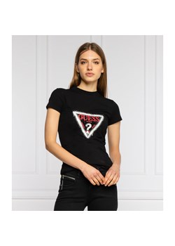 GUESS JEANS T-shirt CALLISTA | Slim Fit ze sklepu Gomez Fashion Store w kategorii Bluzki damskie - zdjęcie 127907864