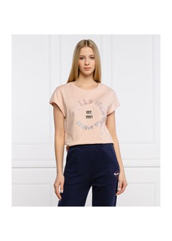 GUESS JEANS T-shirt TONYA | Comfort fit ze sklepu Gomez Fashion Store w kategorii Bluzki damskie - zdjęcie 127916873