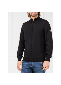 EA7 Wełniany sweter | Regular Fit ze sklepu Gomez Fashion Store w kategorii Swetry męskie - zdjęcie 127936430