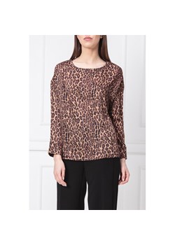 NA-KD Bluzka Leopard | Relaxed fit ze sklepu Gomez Fashion Store w kategorii Bluzki damskie - zdjęcie 127942974