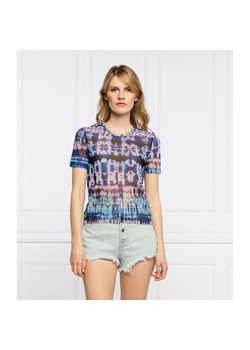 Desigual T-shirt ELBOW TULL TIE DYE | Regular Fit ze sklepu Gomez Fashion Store w kategorii Bluzki damskie - zdjęcie 127963040