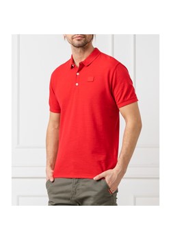 Napapijri t-shirt męski czerwony casualowy letni 