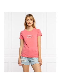 Tommy Jeans T-shirt TJW ESSENTIAL | Skinny fit ze sklepu Gomez Fashion Store w kategorii Bluzki damskie - zdjęcie 127967971