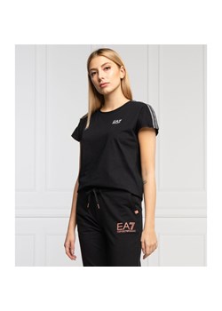 EA7 T-shirt | Regular Fit ze sklepu Gomez Fashion Store w kategorii Bluzki damskie - zdjęcie 127977804