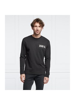 T-shirt męski Calvin Klein czarny z długimi rękawami 