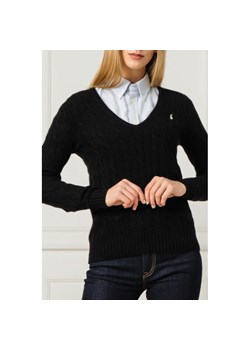 POLO RALPH LAUREN Wełniany sweter | Regular Fit | z dodatkiem kaszmiru ze sklepu Gomez Fashion Store w kategorii Swetry damskie - zdjęcie 127992654