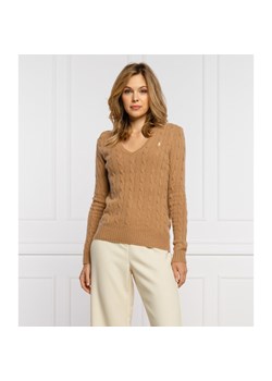POLO RALPH LAUREN Wełniany sweter | Regular Fit | z dodatkiem kaszmiru ze sklepu Gomez Fashion Store w kategorii Swetry damskie - zdjęcie 127993021