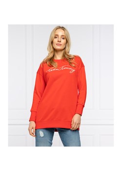 Bluza damska Tommy Hilfiger na jesień z tkaniny długa z napisami  ze sklepu Gomez Fashion Store w kategorii Bluzy damskie - zdjęcie 127998991