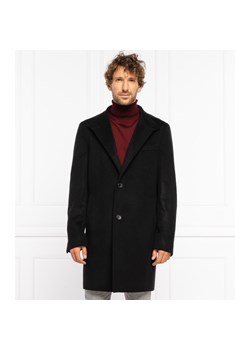 BOSS Wełniany płaszcz H-Hyde Standup 214 | z dodatkiem kaszmiru ze sklepu Gomez Fashion Store w kategorii Płaszcze męskie - zdjęcie 128062484