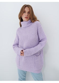 Mohito - Sweter z dodatkiem wełny Eco Aware - Fioletowy