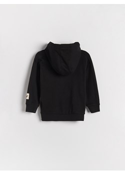 Reserved - Rozpinana bluza z kapturem - czarny ze sklepu Reserved w kategorii Bluzy i swetry - zdjęcie 128123943