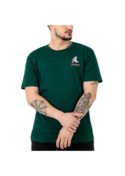 T-shirt męski New Balance w nadruki z krótkim rękawem na lato 